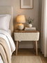 Hanah Home Mesita de noche Nova - Beige